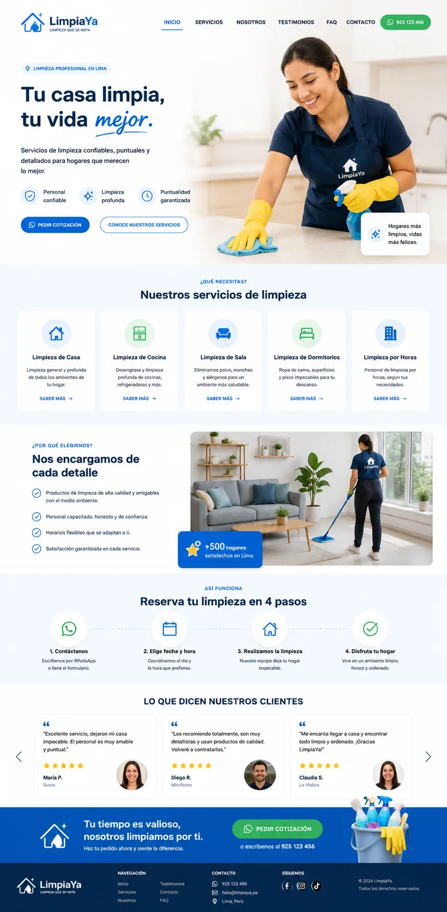 High-conversion landing page design for local business lead generation